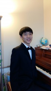 Albert Cho received a mark of 90 in Class 415C (Piano) 
