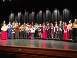 Award Winners at Founders' Night Concert May 6, 2017