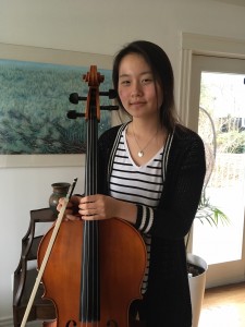 Hannah Oh received a mark of 92 in Class 649B (Cello)