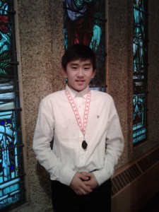 Yoon Kim received marks of 90 in Class 413B, 90 in Class 413C (Piano)